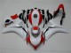 08-11 White Red CBR1000RR Motorcycle Fairings