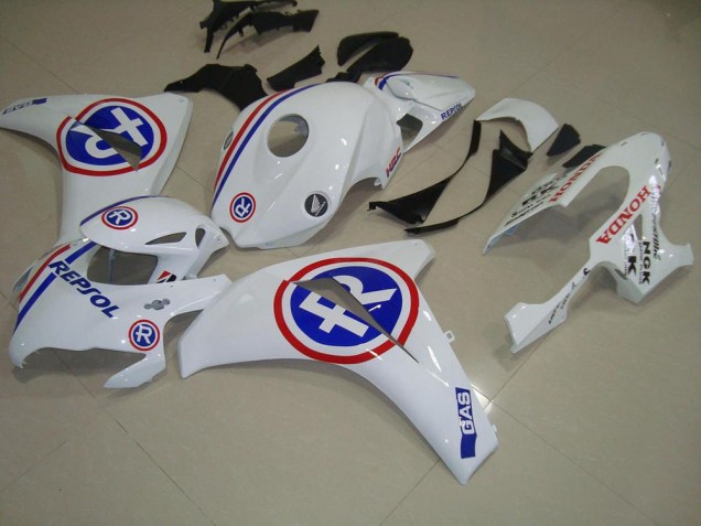 08-11 White Repsol CBR1000RR Motorcycle Fairings 08-11 White Repsol CBR1000RR Motorcycle Fairings