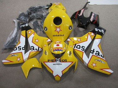 08-11 Yellow Repsol HRC CBR1000RR Motorcycle Fairings