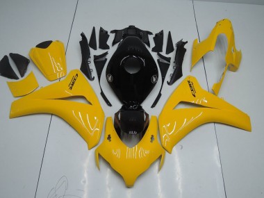 08-11 Yellow and Black CBR1000RR Motorcycle Fairings