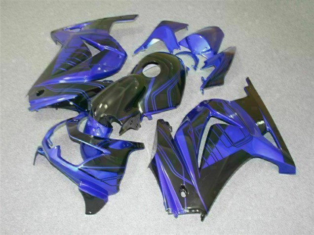 08-12 Black Blue EX250 Motorcycle Fairing 08-12 Black Blue EX250 Motorcycle Fairing