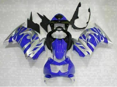 08-12 Black Blue EX250 Motorcycle Fairings