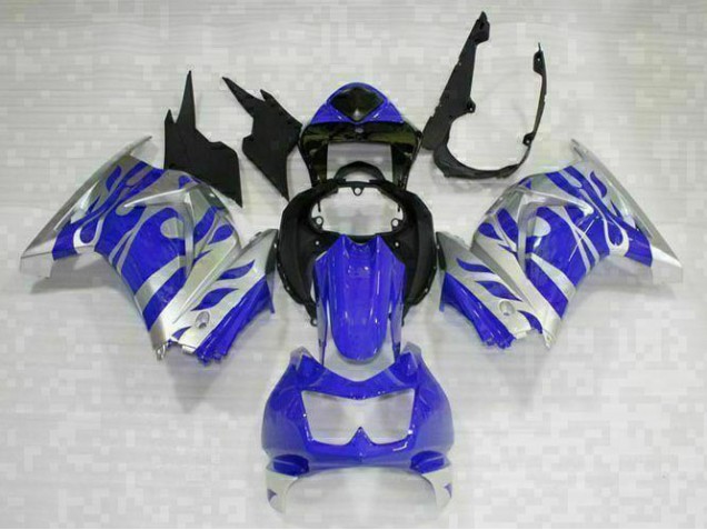 08-12 Black Blue EX250 Motorcycle Fairings