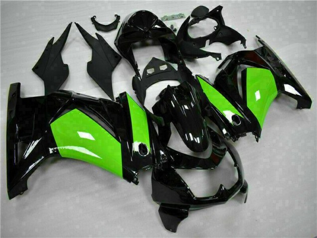 08-12 Black Green EX250 Motorcycle Fairings 08-12 Black Green EX250 Motorcycle Fairings