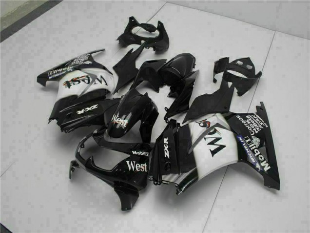 08-12 Black West EX250 Motorcycle Fairings