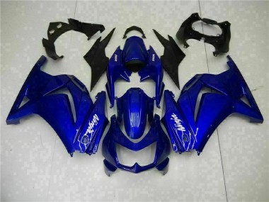 08-12 Blue Black White Ninja EX250 Motorcycle Fairing