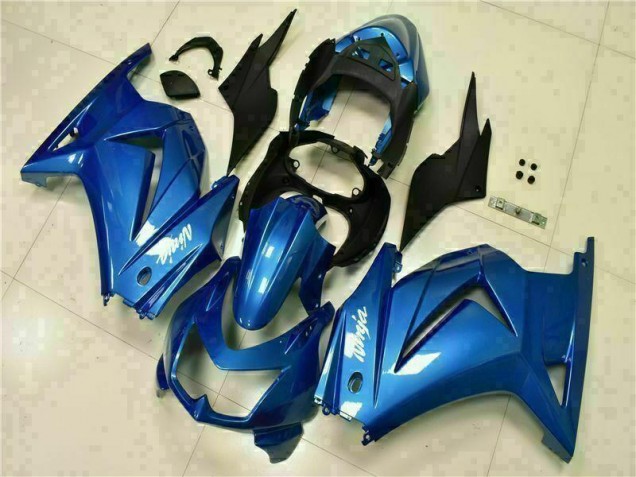 08-12 Blue Black White Ninja EX250 Motorcycle Fairings 08-12 Blue Black White Ninja EX250 Motorcycle Fairings