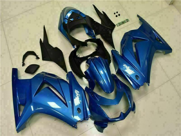08-12 Blue Black White Ninja EX250 Motorcycle Fairings 08-12 Blue Black White Ninja EX250 Motorcycle Fairings