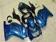 08-12 Blue Black White Ninja EX250 Motorcycle Fairings 08-12 Blue Black White Ninja EX250 Motorcycle Fairings