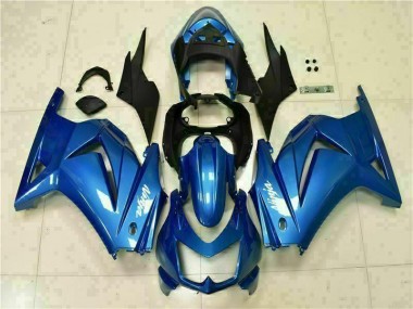 08-12 Blue Black White Ninja EX250 Motorcycle Fairings