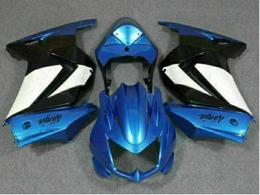 08-12 Blue White Black Ninja EX250 Motorcycle Fairing