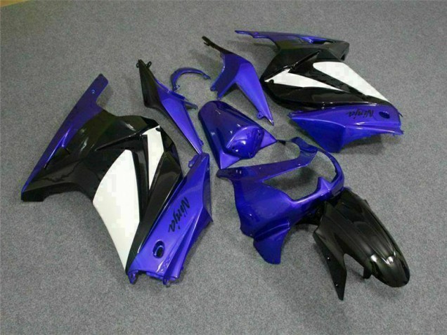 08-12 Blue White Black Ninja EX250 Motorcycle Fairings 08-12 Blue White Black Ninja EX250 Motorcycle Fairings