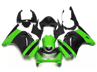 08-12 Green Black EX250 Motorcycle Fairing