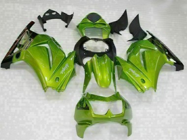 08-12 Green Black EX250 Motorcycle Fairings