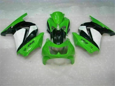 08-12 Green Black Ninja EX250 Full Motorcycle Fairing Kits