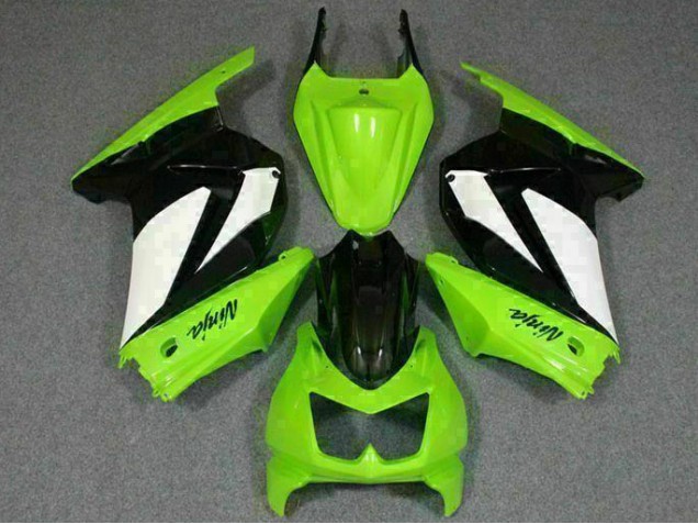 08-12 Green Black Ninja EX250 Motorcycle Bodywork