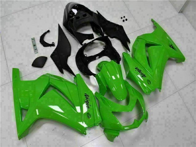 08-12 Green Black Ninja EX250 Motorcycle Fairing Kits & Plastic