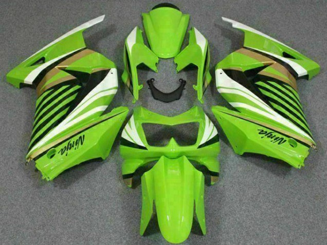08-12 Green White Black Ninja EX250 Motorcycle Fairings 08-12 Green White Black Ninja EX250 Motorcycle Fairings