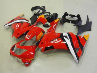 08-12 Red Black ZX250R Motorcycle Fairing