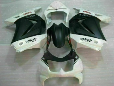 08-12 White Black Ninja 3M EX250 Motorcycle Fairings