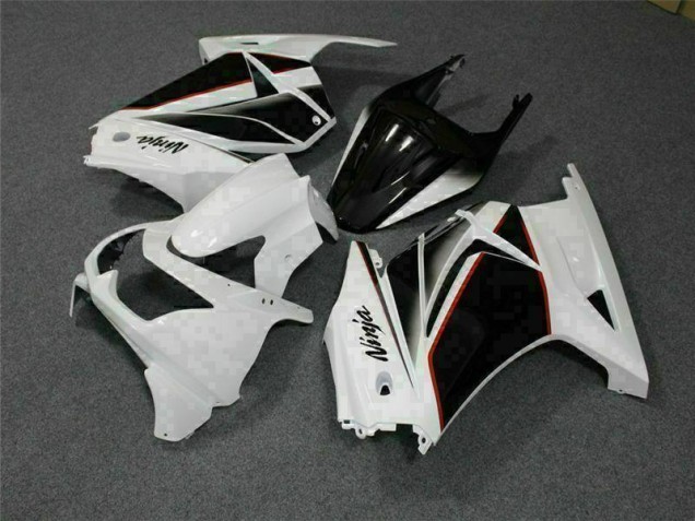 08-12 White Black Ninja EX250 Motorcycle Fairing 08-12 White Black Ninja EX250 Motorcycle Fairing