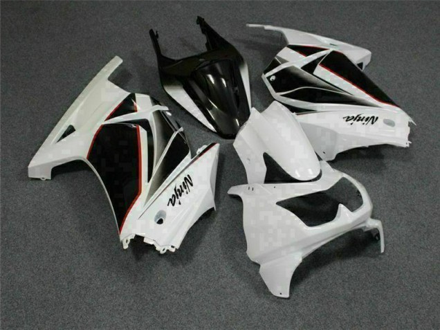 08-12 White Black Ninja EX250 Motorcycle Fairing 08-12 White Black Ninja EX250 Motorcycle Fairing