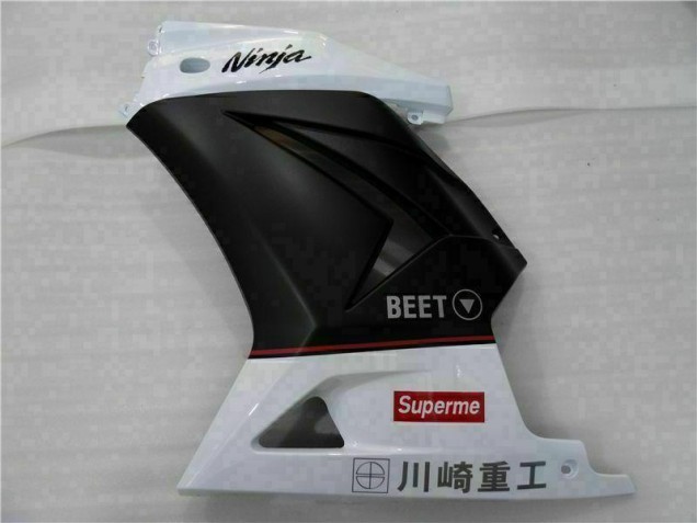 08-12 White Black Ninja EX250 Motorcycle Fairings