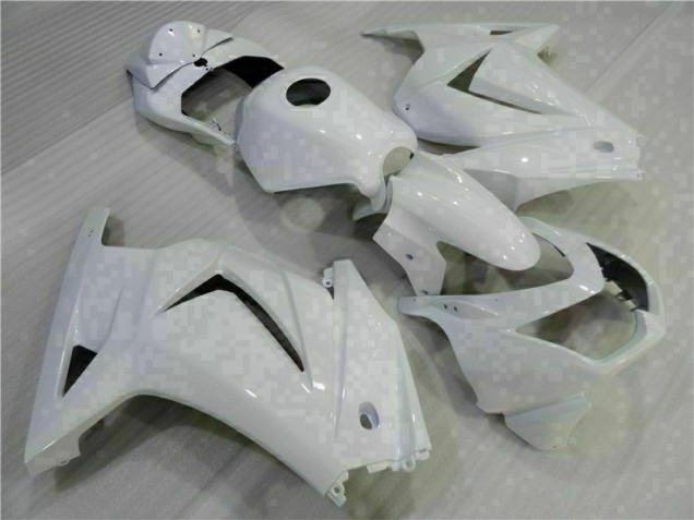 08-12 White EX250 Motorcycle Fairings