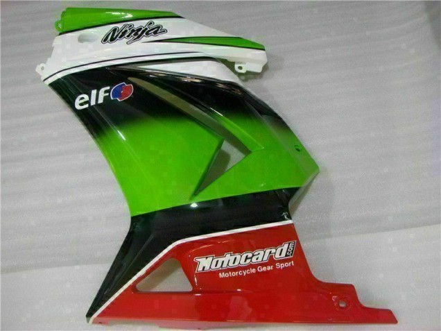 08-12 White Green Black Ninja EX250 Motorcycle Fairings 08-12 White Green Black Ninja EX250 Motorcycle Fairings