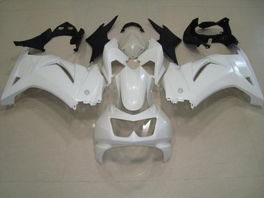 08-12 White ZX250R Motorcycle Fairing