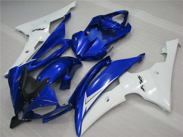 08-16 Blue White Black YZF R6 Motorcycle Fairings