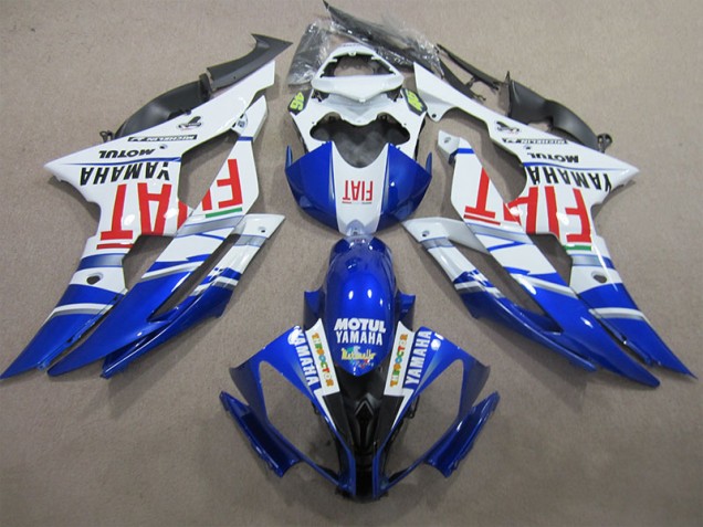 08-16 Blue White Motul Red Fiat YZF R6 Motorcycle Fairings 08-16 Blue White Motul Red Fiat YZF R6 Motorcycle Fairings