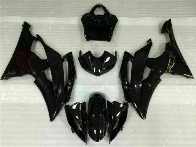 08-16 Glossy Black YZF R6 Motorcycle Fairings 08-16 Glossy Black YZF R6 Motorcycle Fairings