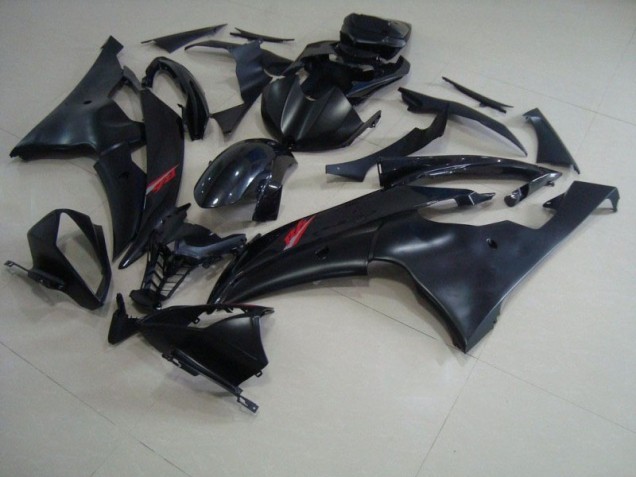08-16 Matte Black Glossy Black YZF R6 Motorcycle Fairings 08-16 Matte Black Glossy Black YZF R6 Motorcycle Fairings