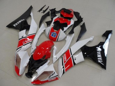 08-16 Red White Black YZF R6 Motorcycle Fairing Kits