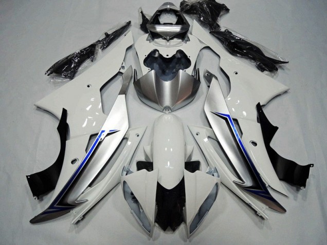08-16 White Black Blue YZF R6 Motorcycle Fairings 08-16 White Black Blue YZF R6 Motorcycle Fairings