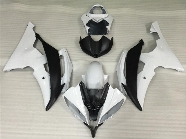 08-16 White Black YZF R6 Motorcycle Fairing & Bodywork 08-16 White Black YZF R6 Motorcycle Fairing & Bodywork
