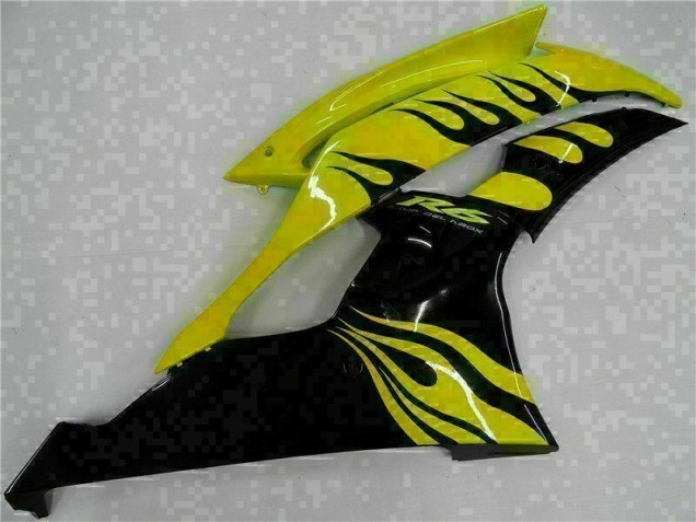 08-16 Yellow Black YZF R6 Motorcycle Fairing 08-16 Yellow Black YZF R6 Motorcycle Fairing