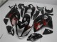 08-19 Black Red GSXR 1300 Hayabusa Motorcycle Fairings