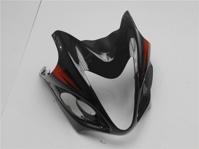 08-19 Black Red GSXR 1300 Hayabusa Motorcycle Fairings