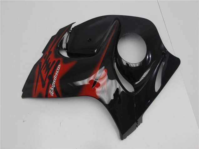 08-19 Black Red GSXR 1300 Hayabusa Motorcycle Fairings
