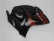 08-19 Black Red GSXR 1300 Hayabusa Motorcycle Fairings