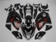 08-19 Black Red GSXR 1300 Hayabusa Motorcycle Fairings