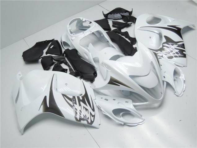 08-19 White GSXR 1300 Hayabusa Motorcycle Fairings 08-19 White GSXR 1300 Hayabusa Motorcycle Fairings