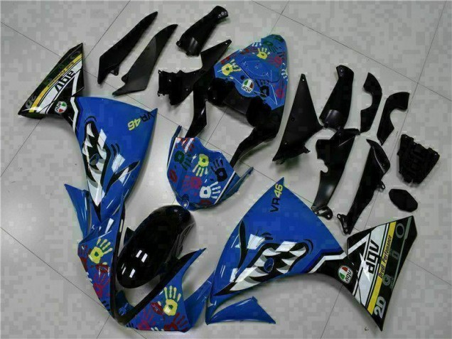 09-11 Blue YZF R1 Motorcycle Fairing 09-11 Blue YZF R1 Motorcycle Fairing
