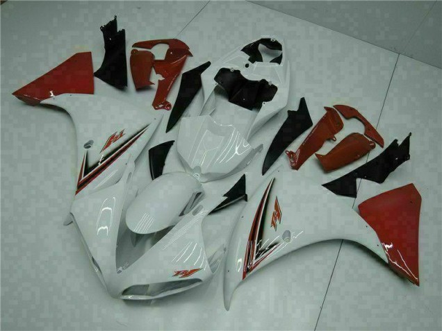 09-11 White Red YZF R1 Motorcycle Fairings 09-11 White Red YZF R1 Motorcycle Fairings