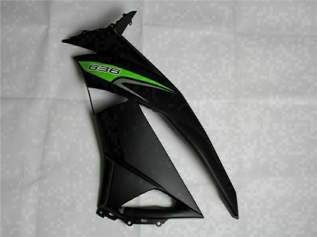 09-12 Black Green 636 ZX6R Motorcycle Fairings 09-12 Black Green 636 ZX6R Motorcycle Fairings