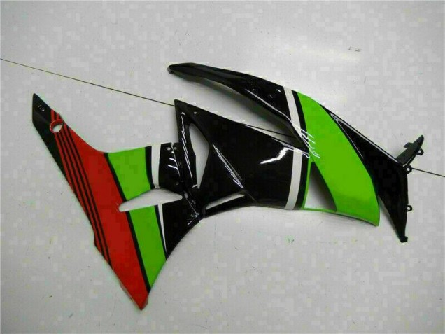 09-12 Black Green Red ZX6R Motorcycle Fairings 09-12 Black Green Red ZX6R Motorcycle Fairings
