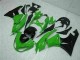 09-12 Black Green ZX6R Motorcycle Fairings