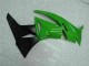 09-12 Black Green ZX6R Motorcycle Fairings